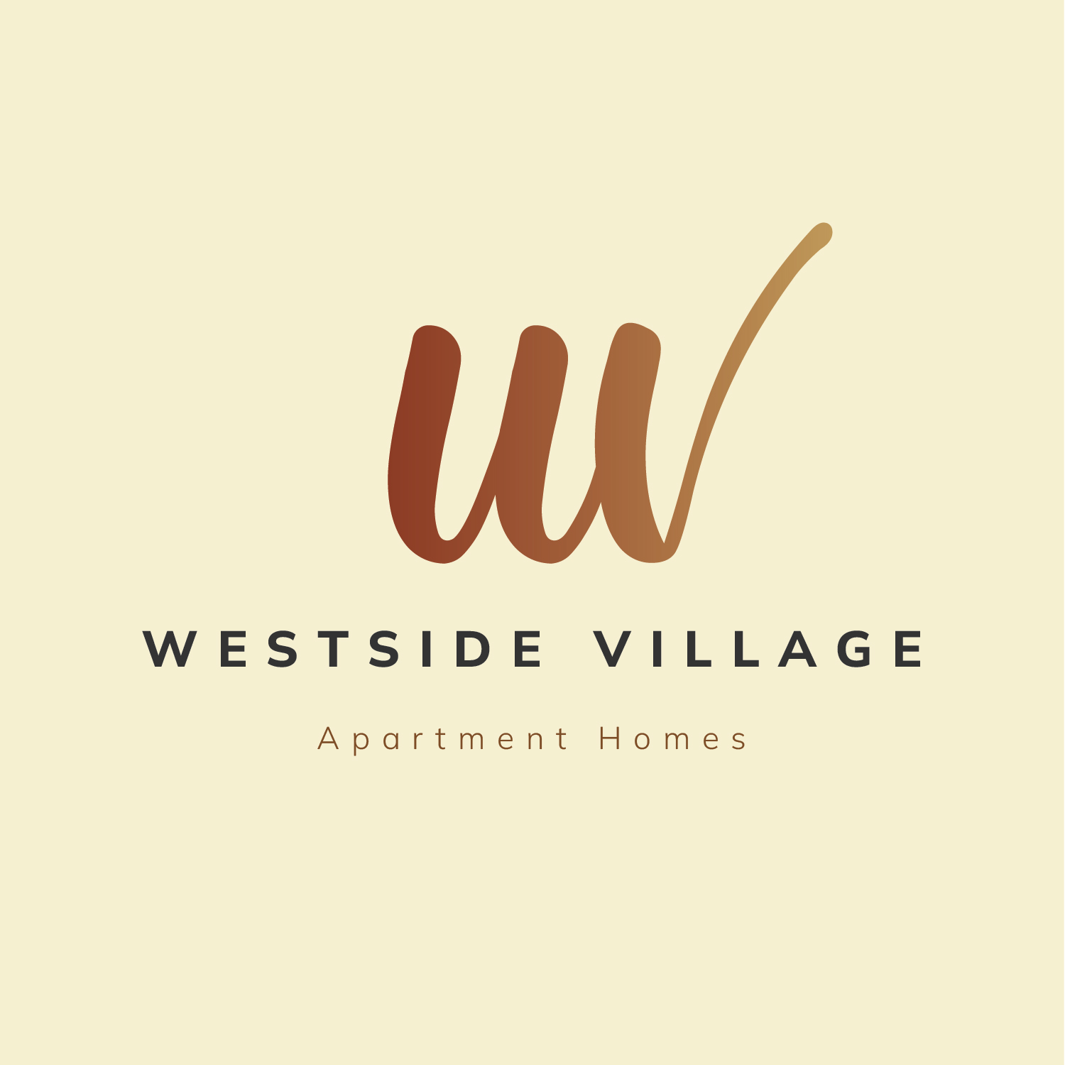 A logo for Westside Village Apartment Homes.